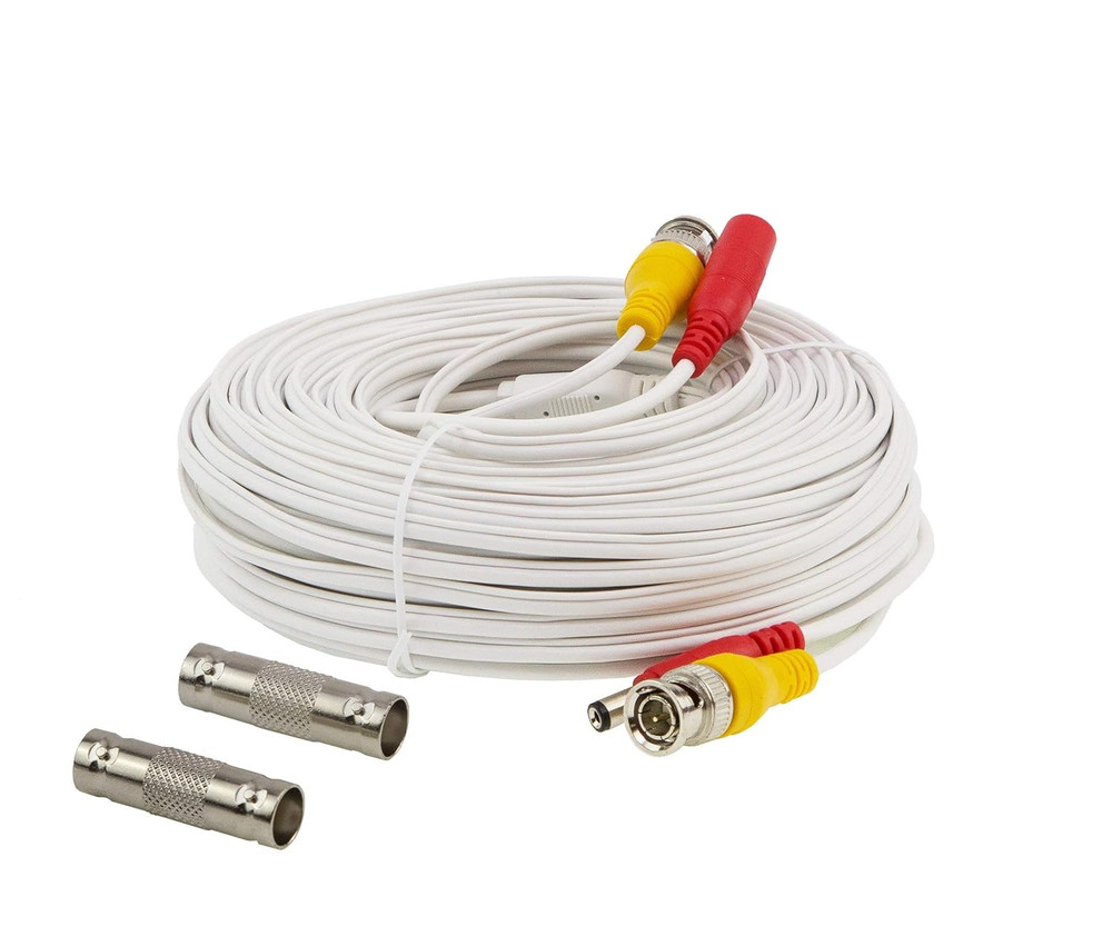 100FT BNC Video Power Cable for CCTV Security Cameras