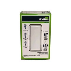 Leviton Dimmer Switch, DDL06-1LZ/DDOOR-DLZ