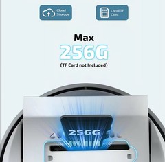 3MP PTZ Dual-Band WiFi Security Camera, Motion Tracking, Cloud Storage