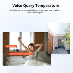 SONOFF SNZB-02WD IP65 Zigbee LCD Smart Temperature Humidity Sensor Measurement