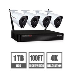 New! Night Owl 4K Ultra HD Hybrid Security System 1 TB HDD