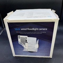 Blink Wired Floodlight Camera Smart security camera 2600 lumens HD live view NEW