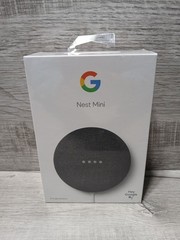 Genuine Google Nest Mini 2nd Generation GA00781-US CHARCOAL Brand New Sealed