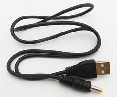 100pcs 80cm USB Male to 4.0 x 1.7mm 4.0×1.7 Male Power Charge Cable for Sony PSP