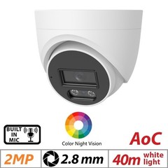 BNC 4IN1 4K Video CCTV Security Camera 8MP Wired Color Night Outdoor IP67