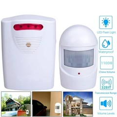 1pc Driveway Alarm Infrared Motion Sensor Home Garage Alert Security System