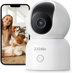 ZOSI PT Security WiFi Video Camera 3MP/4MP Remote View Baby Monitor 2-Way Audio