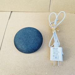 Google Home Mini 10395A-HOA Smart Speaker Google Assistant Grey W/ Power Adapter