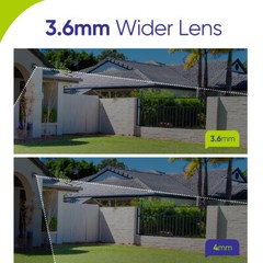 SANNCE Full HD 1080P Outdoor CCTV Security Camera Dome 2MP Video IR Night Vision