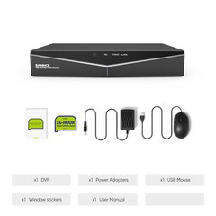 SANNCE 5IN1 8CH 5MP Lite DVR CCTV Video Recorder HDMI for Security Camera System