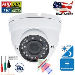 2.1 Megapixel 1080p Day Night Vision Outdoor Security Camera TVI CVI AHD Analog