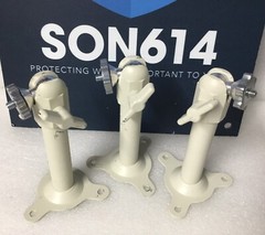 Lot 3 Heavy Duty Aluminum 6” Wall / Ceiling Mount Bracket CCTV Security Camera