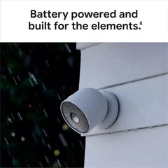Google Nest 1080p Indoor/Outdoor Battery-Operated Security Camera 2nd Gen – 3PK