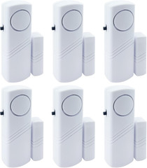 Alarma puerta ventana 90db sensor inalambrico seguridad hogar pack 6 unidades