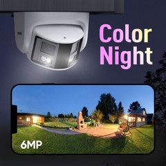 ANNKE 8MP 4K 6MP Full Color PoE Security Camera Dual Lens Two-Way Audio Outdoor