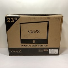 ViewZ VZ-PVM-I2B3N 23″ 1920×1080 IP PVM Based CCTV Monitor w 2MP Camera Black