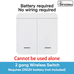 Rf433Mhz Mini Wireless Remote Control Light Switch 1/2/3 Gang 86 Wall Transmitte