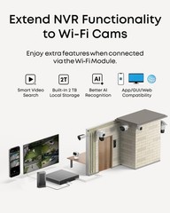 NVR Wi‑Fi Module, Only for eufy PoE NVR System, Supports Up to 16 eufy Wi-Fi Cam