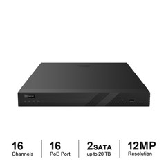 Anpviz 12MP AI 16CH PoE NVR , Support 8MP IP PoE Cameras for Business Recording