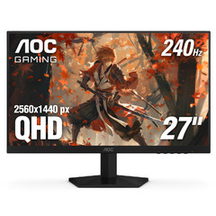 Aoc Gaming Q27G41Ze 27 Inch Qhd Ips Gaming Monitor 2560X1440 240Hz 0.3Ms Mprt
