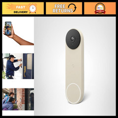Wireless Battery-Powered Smart Doorbell – HD Video, Two-Way Audio, Night Vision