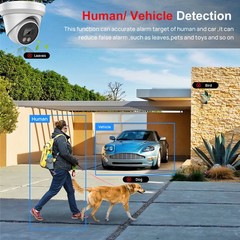 1-30pc Vikylin 4k 8mp PTZ 5X ZOOM IR Security IP Camera 2-Way Audio POE CCTV Lot