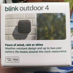 Blink Outdoor 4 (4th Gen) Wire-Free Smart Security Add On Camera HD 2-Way Audio