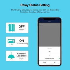 Tuya App Smart WiFi Control Switch, 30A Max Output,Add WiFi Remote to Lights,
