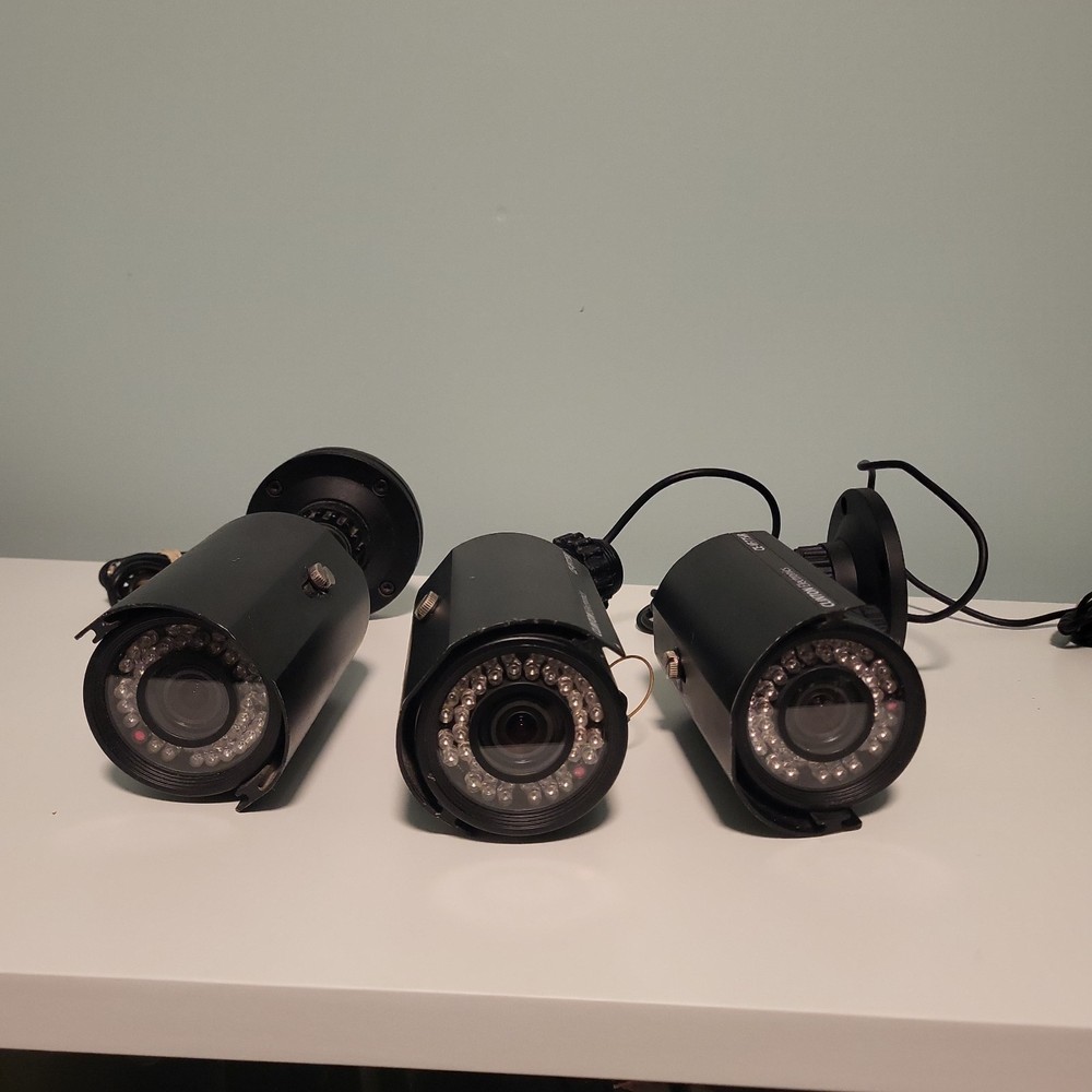 Surveillance Camera Clinton Electronics CE-VF775IR Bullet IR Set Of 3 Video