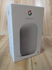 *BOX ONLY* Google Nest Audio Smart Speaker Chalk w/ Instructions