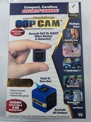 Atomic Beam Cop USB Cam Motion Activated 720p Wi-Fi IP Camera Blue 8GB microSD