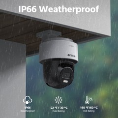 ANNKE 3K PoE Security IP Camera 5MP PT Color Night Vision Two Way Audio H.265+