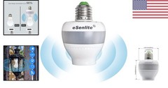 Smart Radar Motion Sensor Light Socket Adapter – E26/E27, Energy-Saving 1-Pack