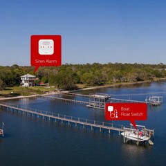 LoRa Smart Water Level Monitoring Sensor, Wireless Battery-Powered Float Swit…
