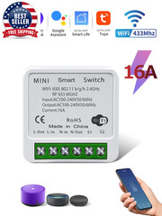 Smart Wifi Switch Tuya 433Mhz Wireless Remote Control Light Switch Relay Control