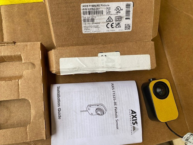 AXIS COMMUNICATIONS F7225-RE Pinhole Sensor 3.7mm 1920 x 1080 **Missing part**
