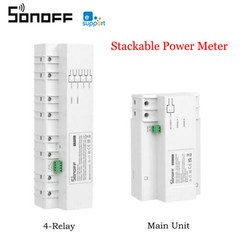SONOFF Wifi Smart Stackable Power Consumption Metering RS-485 Relay Switch