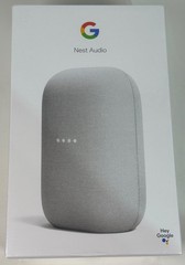 NEW Google Nest Audio Smart Stereo Speaker Voice Assistant Chalk Gray