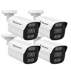 JENNOV 8MP PoE Security IP Camera 4K AI Color Night Vision Audio Recording Onvif