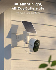 Home Hub Mini with 2X Argus 3 Pro+Solar Panel, Solar Security Cameras Wireless O