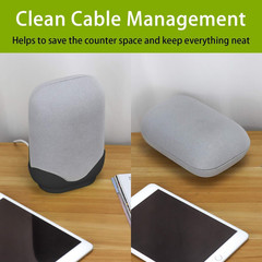 2 Pack Wall Mount Compatible with Google Nest Audio Speaker,Built in Cord Manage