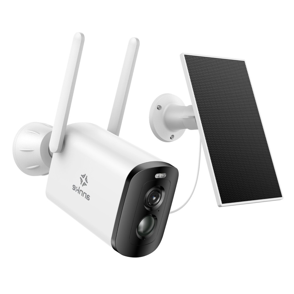 ANNKE 4MP WIFI Security IP Camera AI Color Night Solar Battery Two Way Audio