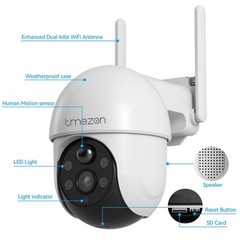 4MP Outdoor 2.4G&5G WIFI Solar Security Camera System 4.3” Monitor Color Night