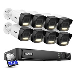 ANNKE 8CH 12MP NVR 5MP Audio POE Security Camera System 3K AI Color Night Vision