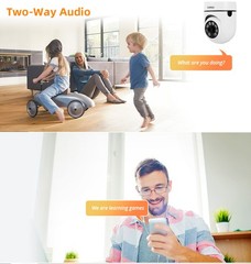 1080P WiFi E27 Light Bulb Camera 3PCS Smart Home Security Surveillance Cameras