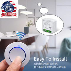 Smart Wifi Switch Tuya 433Mhz Wireless Remote Control Light Switch Relay Control