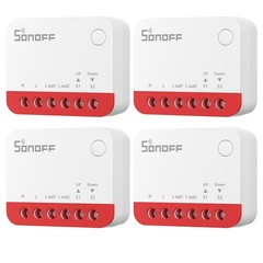 4Pack SONOFF Zigbee Smart Roller Shutter Switch MINI-ZBRBS Percentage Adjustment