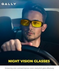 Glasses, Fit Over Glasses A03-glossy Black/Clear Purple/Clear Blue Night Vision