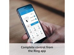 RING Floodlight Cam Wired Plus Motion-Activated 1080p HD Black