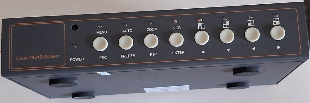 Color Quad Processor PIPV2 NTSC 4-Channel Picture-In-Picture with Remote